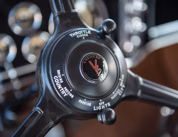 Interior 1933 Cadillac V12 370-C Town Sedan by Fisher (33-12-252)