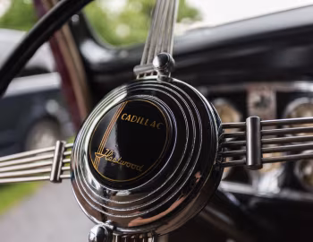 Interior 1934 Cadillac V12 370-D Town Sedan by Fleetwood (6033-S)