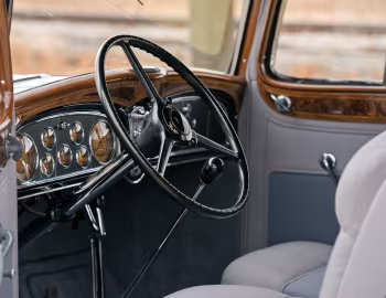 Interior 1933 Cadillac V16 452-C 7-passenger Sedan by Fleetwood (5575-S)