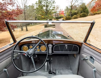 Panel frontal 1933 Cadillac V16 452-C Convertible Phaeton by Fleetwood (5580)