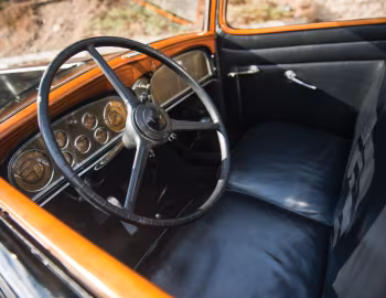 Panel frontal 1933 Cadillac V16 452-C Transformable Town Cabriolet by Fleetwood (5525)