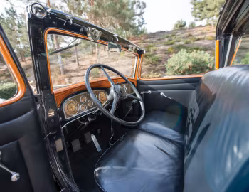 Interior 1933 Cadillac V16 452-C Transformable Town Cabriolet by Fleetwood (5525)