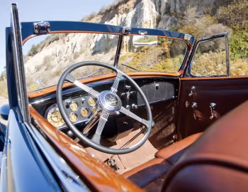 Interior 1934 Cadillac V16 452-D Convertible Sedan by Fleetwood (5780)