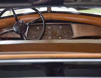 Interior 1930 Cadillac V16 452 2/4-passenger Coupe by Fleetwood (4376)
