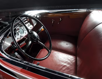 Panel frontal 1930 Cadillac V16 452 All-Weather Phaeton by Murphy