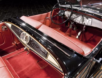 Interior 1930 Cadillac V16 452 Sport Phaeton by Fleetwood (4260)