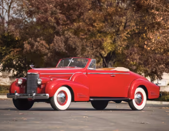 1938 Cadillac V16 Convertible Coupe by Fleetwood (38-9067)