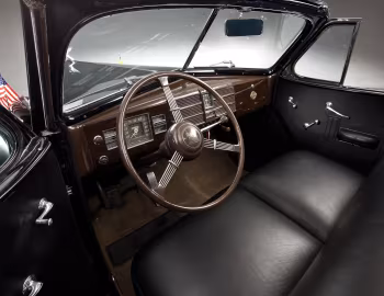 Panel frontal 1938 Cadillac V16 Series 90 Ceremonial Town Car by Fleetwood