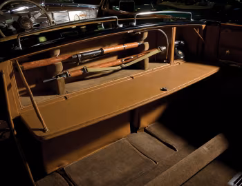 Interior 1938 Cadillac V16 Series 90 Presidential Convertible Limousine (38-9006)