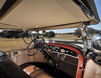 Interior 1928 Cadillac V8 341-A Dual Cowl Phaeton