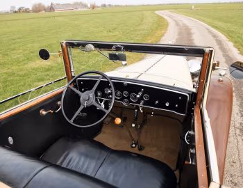 Panel frontal 1929 Cadillac V8 341-B Convertible Coupe by Fisher (8680)