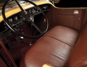 Interior 1929 Cadillac V8 341-B Sport Phaeton by Fisher (1183-B)