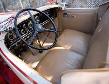 Interior 1932 Cadillac V8 355-B 2/4-passenger Roadster by Fisher (32-8-155)