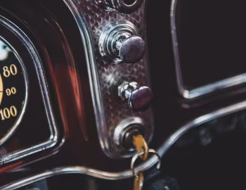 Interior 1932 Cadillac V8 355-B 5-passenger Coupe by Fisher (32-8-272)