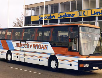 DAF SB 2300 DHS-585 Caetano Algarve [UK-spec] (C49Ft) '1988