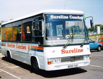 Toyota Coaster BB30R Caetano Optimo [UK-spec] (C9F) '05.1985