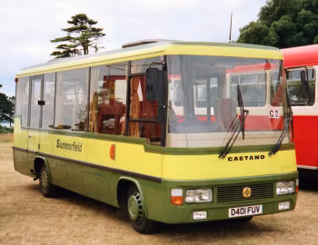 Toyota Coaster BB30R Caetano Optimo [UK-spec] (C19F) '04.1985–10.1987