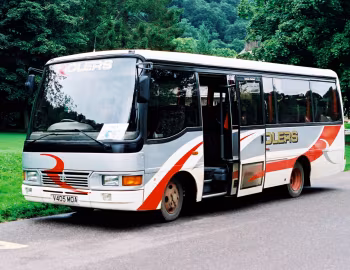Toyota Coaster BB50R Caetano Optimo IV [UK-spec] (C22F) '06.1998–05.2000