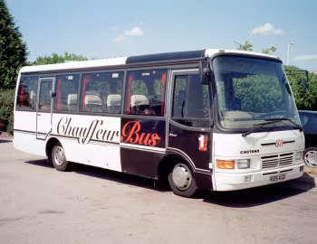 Toyota Coaster BB50R Caetano Optimo IV [UK-spec] (C22F) '06.1998–05.2000