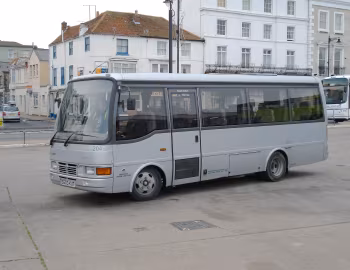 Toyota Coaster BB50R Caetano Optimo IV [UK-spec] (C18F) '03.1997–09.2000
