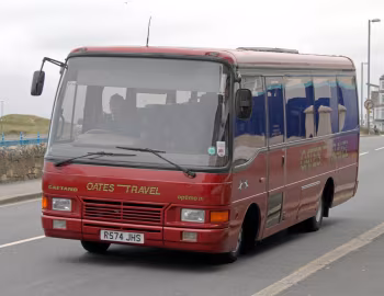 Toyota Coaster BB50R Caetano Optimo IV [UK-spec] (C22F) '06.1998–05.2000