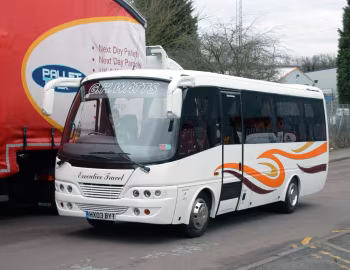 Toyota Coaster BB50R Caetano Optimo V [UK-spec] (C21F) '06.2000–04.2005