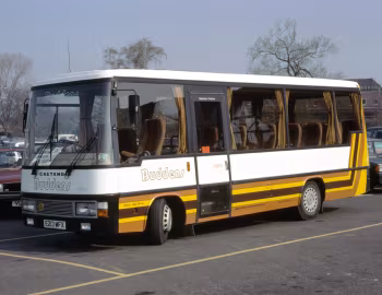 Toyota Coaster HB31R Caetano Optimo [UK-spec] (C19F) '10.1987–06.1989