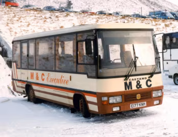 Toyota Coaster HB31R Caetano Optimo [UK-spec] (C18F) '09.1987–12.1990
