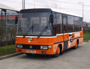 Toyota Coaster HB31R Caetano Optimo [UK-spec] (C19F) '10.1987–06.1989
