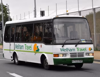 Toyota Coaster HDB30R Caetano Optimo II [UK-spec] (C14F) '08.1991–06.1993
