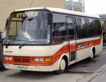 Toyota Coaster HDB30R Caetano Optimo II [UK-spec] (C19F) '05.1992