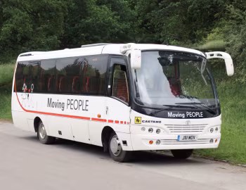 Toyota Coaster XZB50R Caetano Optimo V [UK-spec] (C25F) '06.2008–10.2010