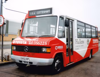 Mercedes-Benz 811 D Carlyle C16 [UK-spec] (B31F) '04.1990–06.1992