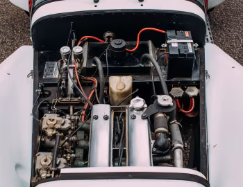Sob o capô Lotus 7 Twin-Cam SS (Series 3) '1969