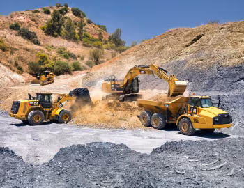 Caterpillar 735B, Cat 966K, Caterpillar 336E