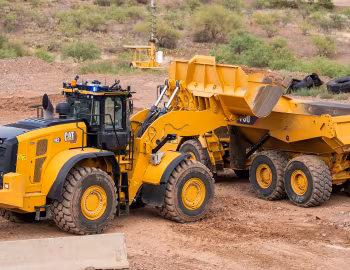 Caterpillar 730, Cat 982 Aggregate Handler semiautonomous