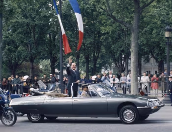 Citroën SM Présidentielle par Chapron, Jacques Chirac