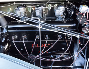 Под капотом Delahaye 135 M Cabriolet par Chapron (#800538) '1947
