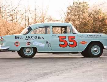 1955 Chevrolet 150 Turbo Fire 162 HP 2-door Sedan Race Car (1502-1211)