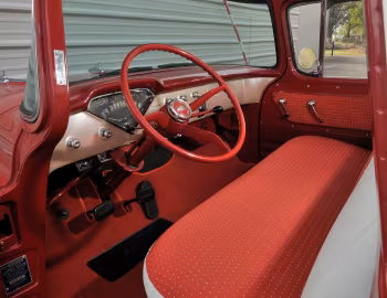 Interior 1957 Chevrolet 3100 Cameo Fleetside Pickup Truck (3A-3124)