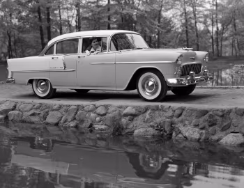 1955 Chevrolet Bel Air 4-door Sedan [North America] (2403-1019D)