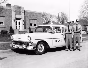 1956 Chevrolet One-Fifty 4-door Sedan Police (1503-1219)
