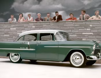 1955 Chevrolet Bel Air 4-door Sedan [North America] (2403-1019D)