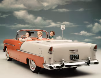 1955 Chevrolet Bel Air Convertible (2434-1067D)