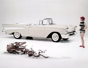 1957 Chevrolet Bel Air Convertible (2434-1067D)
