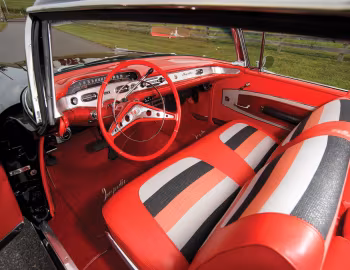 Panel frontal 1958 Chevrolet Bel Air Impala 348 Super Turbo-Thrust Tri-Power Sport Coupe (1847)