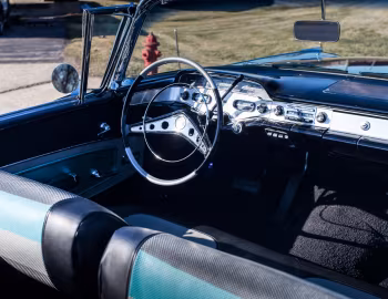 Panel frontal 1958 Chevrolet Bel Air Impala 283/250 HP Ramjet Convertible (1867)
