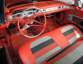 Panel frontal 1958 Chevrolet Bel Air Impala 283/290 HP Ramjet Convertible (1867)