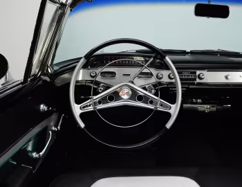 Panel frontal 1958 Chevrolet Bel Air Impala 348 Super Turbo-Thrust Tri-Power Convertible (1867)