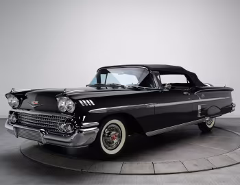 1958 Chevrolet Bel Air Impala 348 Super Turbo-Thrust Tri-Power Convertible (1867)